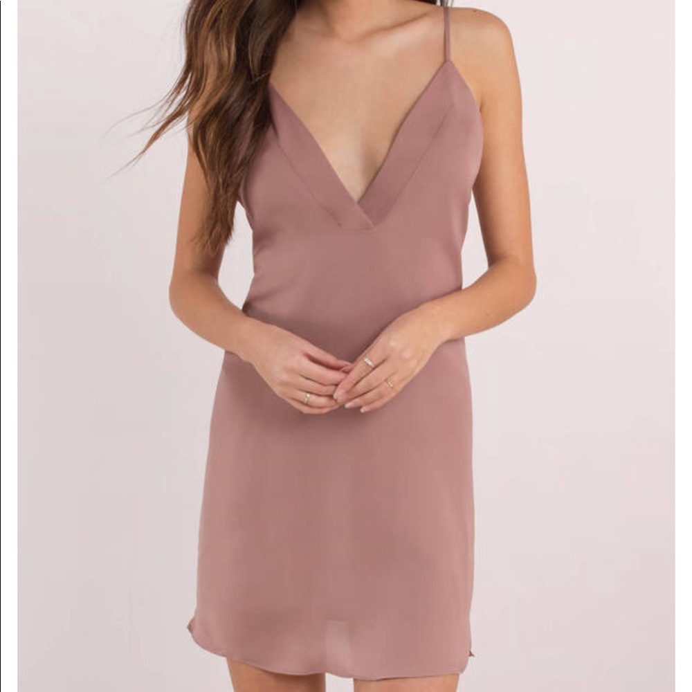 NWT TOBI satin slip dress